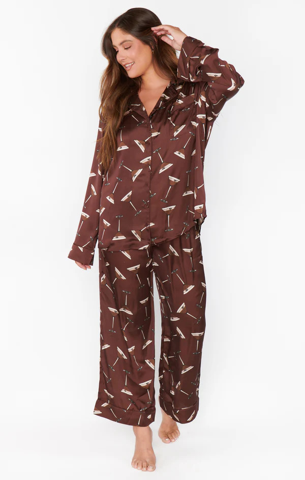 Classic PJ Set ~ Espresso Martini Silky | Show Me Your Mumu