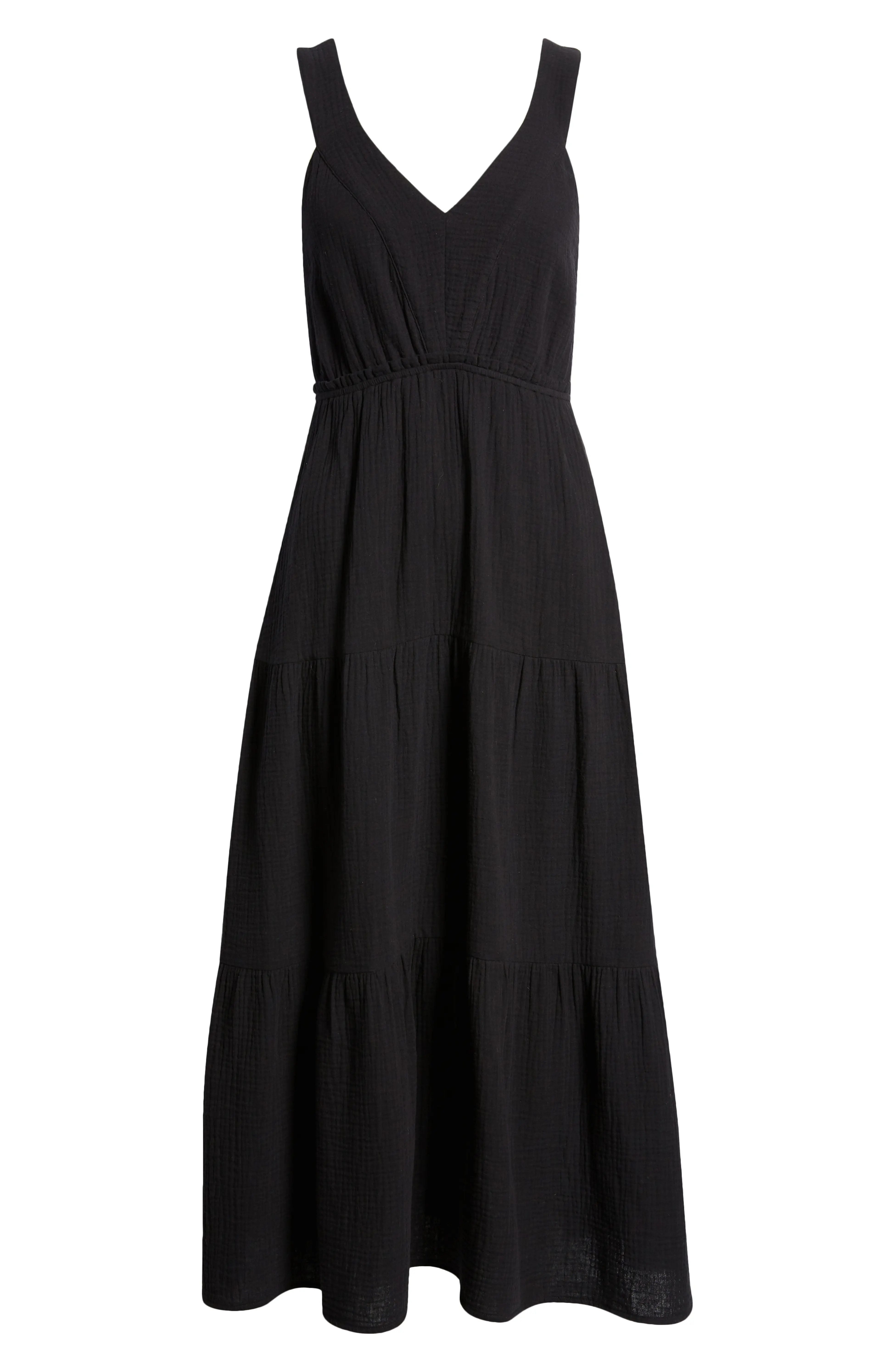 Amira Tiered Cotton Midi Dress | Nordstrom