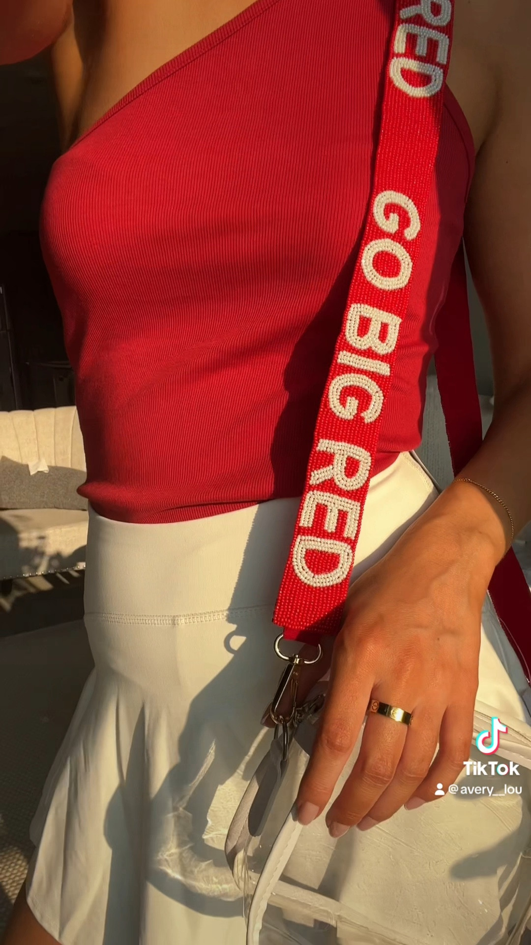 Beaded game day straps on your stadium bag is a must 🎈

#LTKBacktoSchool #LTKunder50 #LTKSale