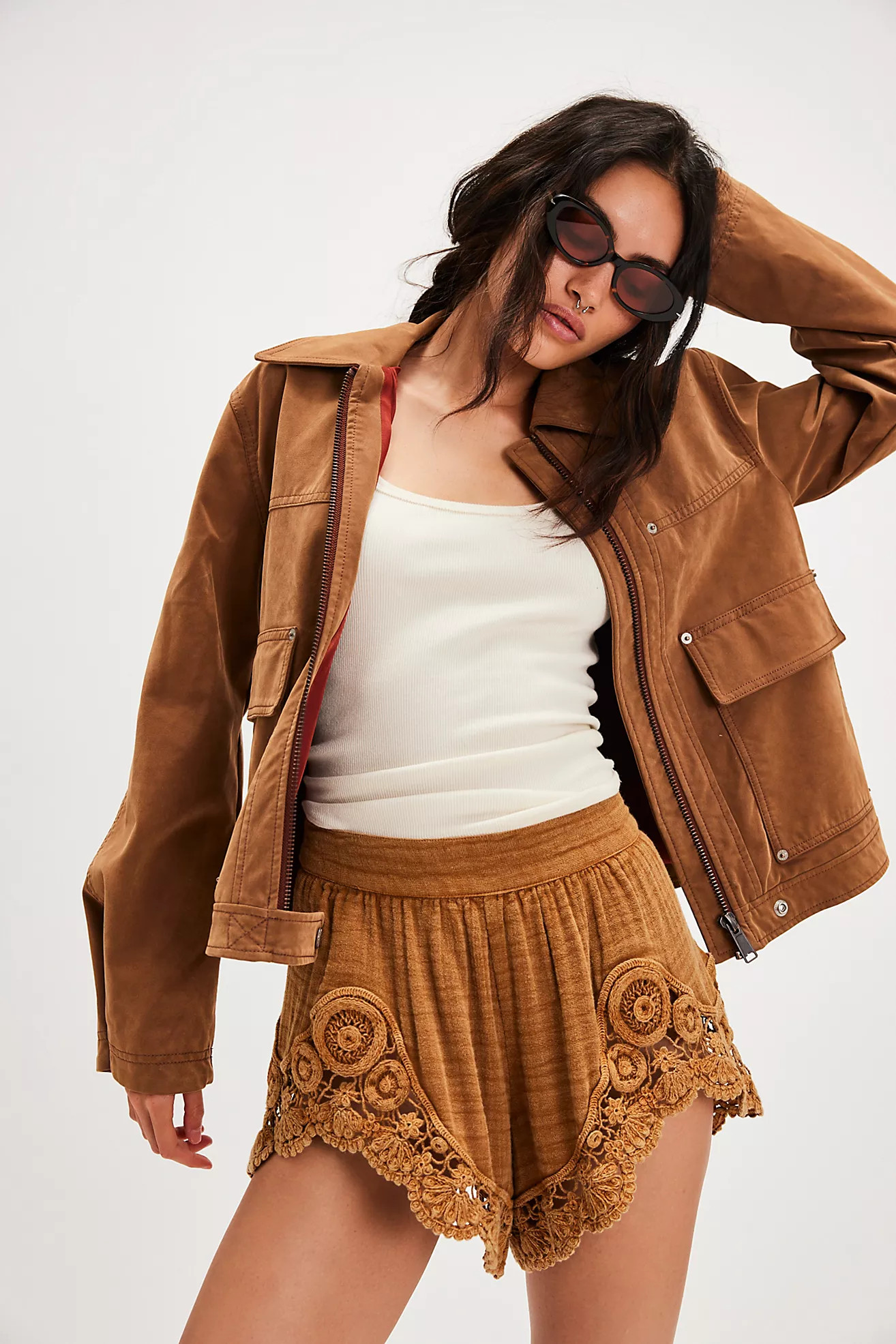 Soft Skies Crochet Shorts | Free People (Global - UK&FR Excluded)