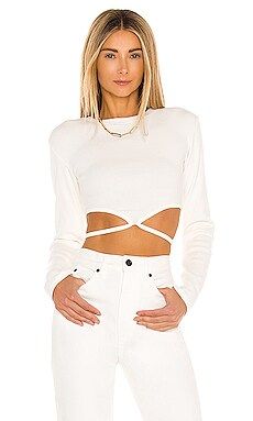 Lovers and Friends Waist Tie Tee in White from Revolve.com | Revolve Clothing (Global)