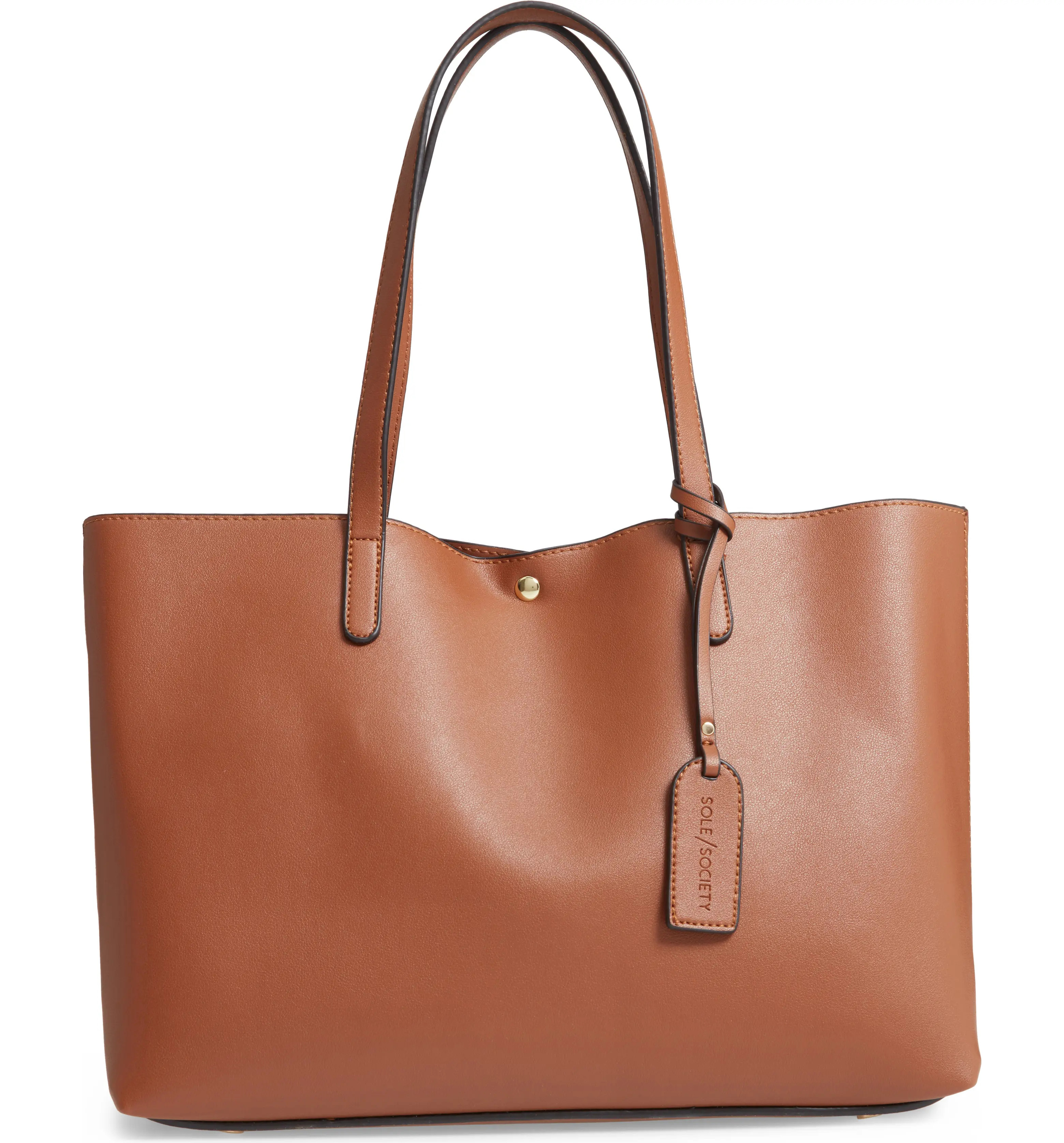 Zeda Faux Leather Tote | Nordstrom