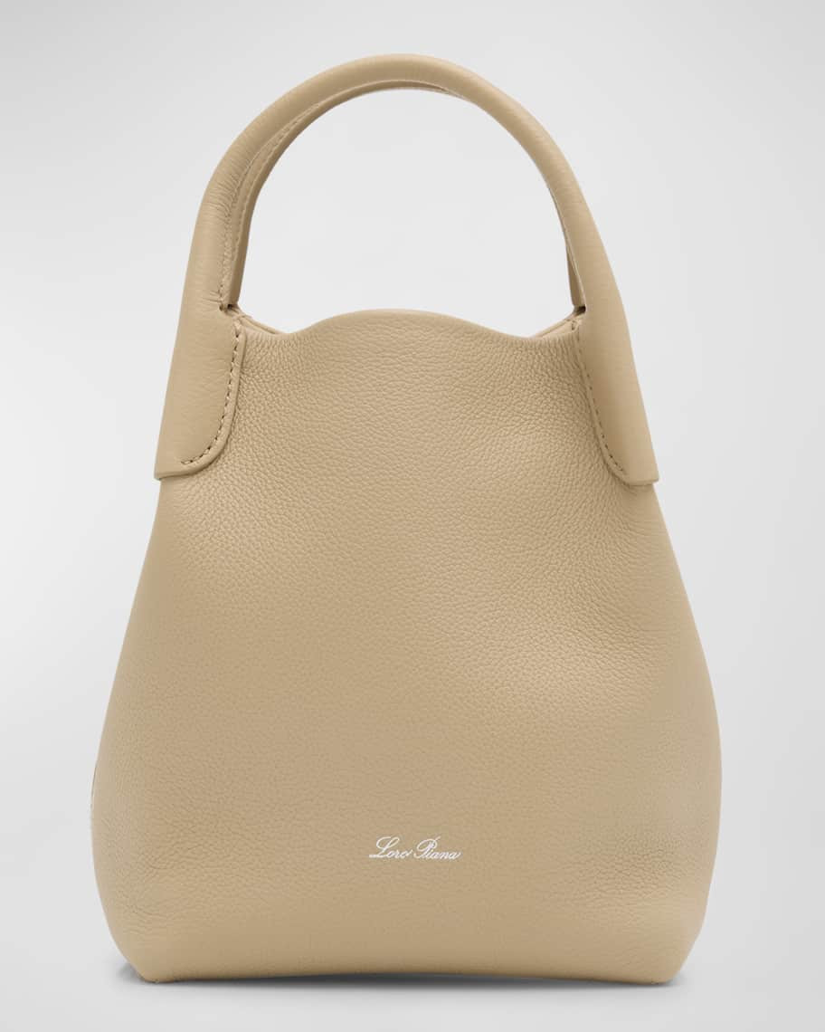 Bale Small Leather Top-Handle Bag | Neiman Marcus