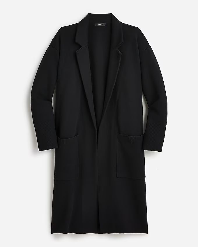 Ella open-front long sweater-blazer | J. Crew US