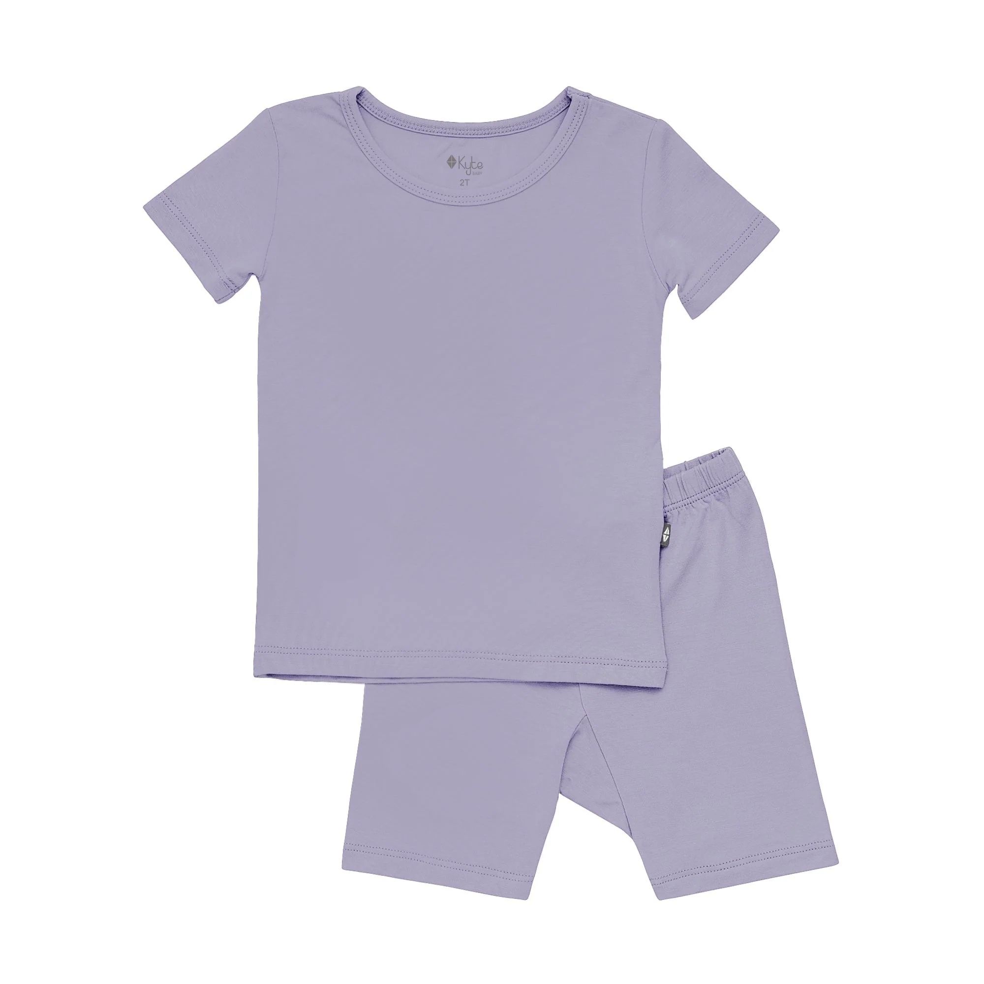 Short Sleeve Pajamas in Taro | Kyte BABY