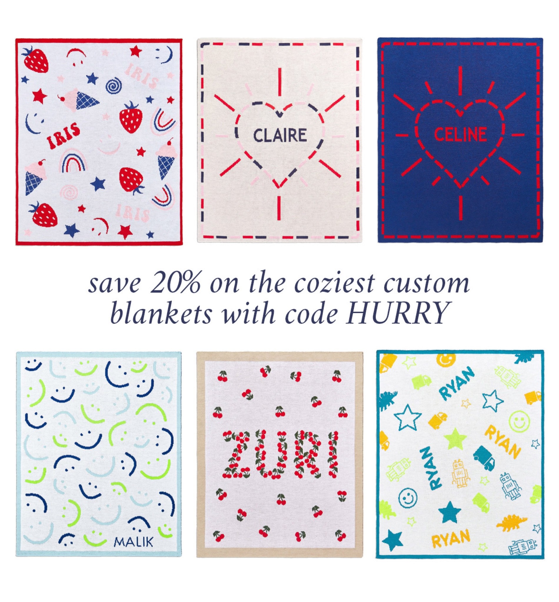 The cutest custom kids blankets are on sale! Great for babies, newborn gifts, nurseries, toddlers, and kids rooms, too. They’re machine washable and so soft!!

#LTKfamily #LTKbaby #LTKHoliday