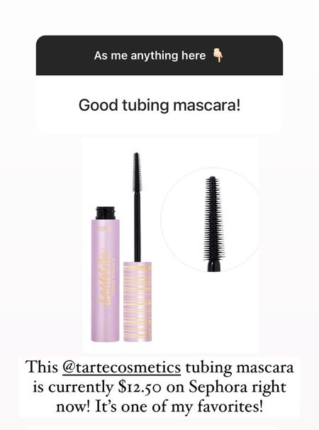 One of the best tubing mascaras and it’s currently $12.50 on Sephora right now!

#LTKGiftGuide #LTKsalealert #LTKCyberWeek