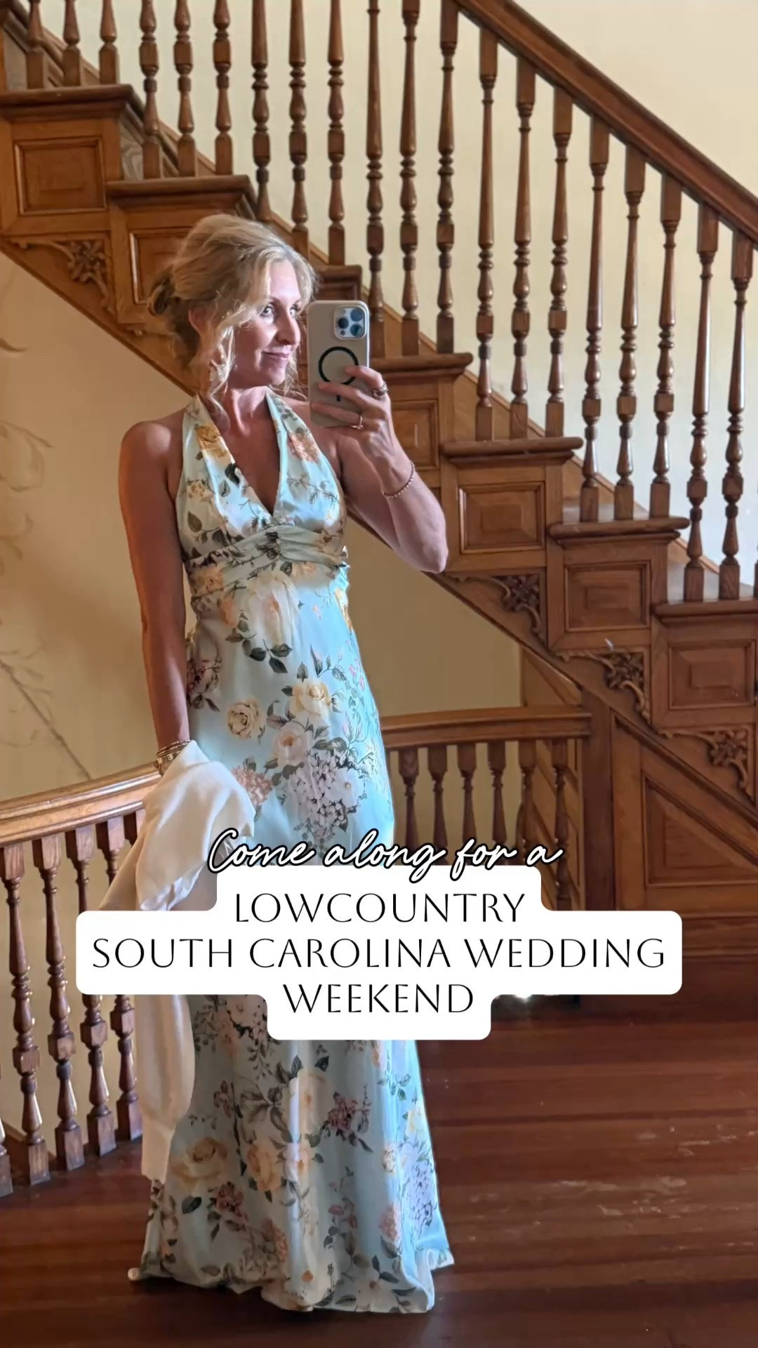Come along with me for a wedding weekend in the beautiful South Carolina lowcountry. 🤍 From charming streets and historic homes to a beautiful celebration, it was one to remember🥂

I loved this dress- it’s from the juniors section though so fyi it runs narrow. I’m wearing a small. Also I stitched it in place with my micro stitch tool, so no wardrobe malfunctions while dancing the night away!

Lowcountry wedding, South Carolina wedding, Beaufort SC, wedding weekend, travel vlog, Southern wedding, wedding guest outfits, coastal South Carolina, Charleston style, Lowcountry travel, wedding inspiration, wedding guest dress
#weddingguestdress #Weddinginspo #WeddingGuestStyle #SouthernWedding #CoastalSouthCarolina #TravelVlog #WeekendGetaway #WeddingInspiration

#LTKWedding #LTKTravel #LTKstorytime