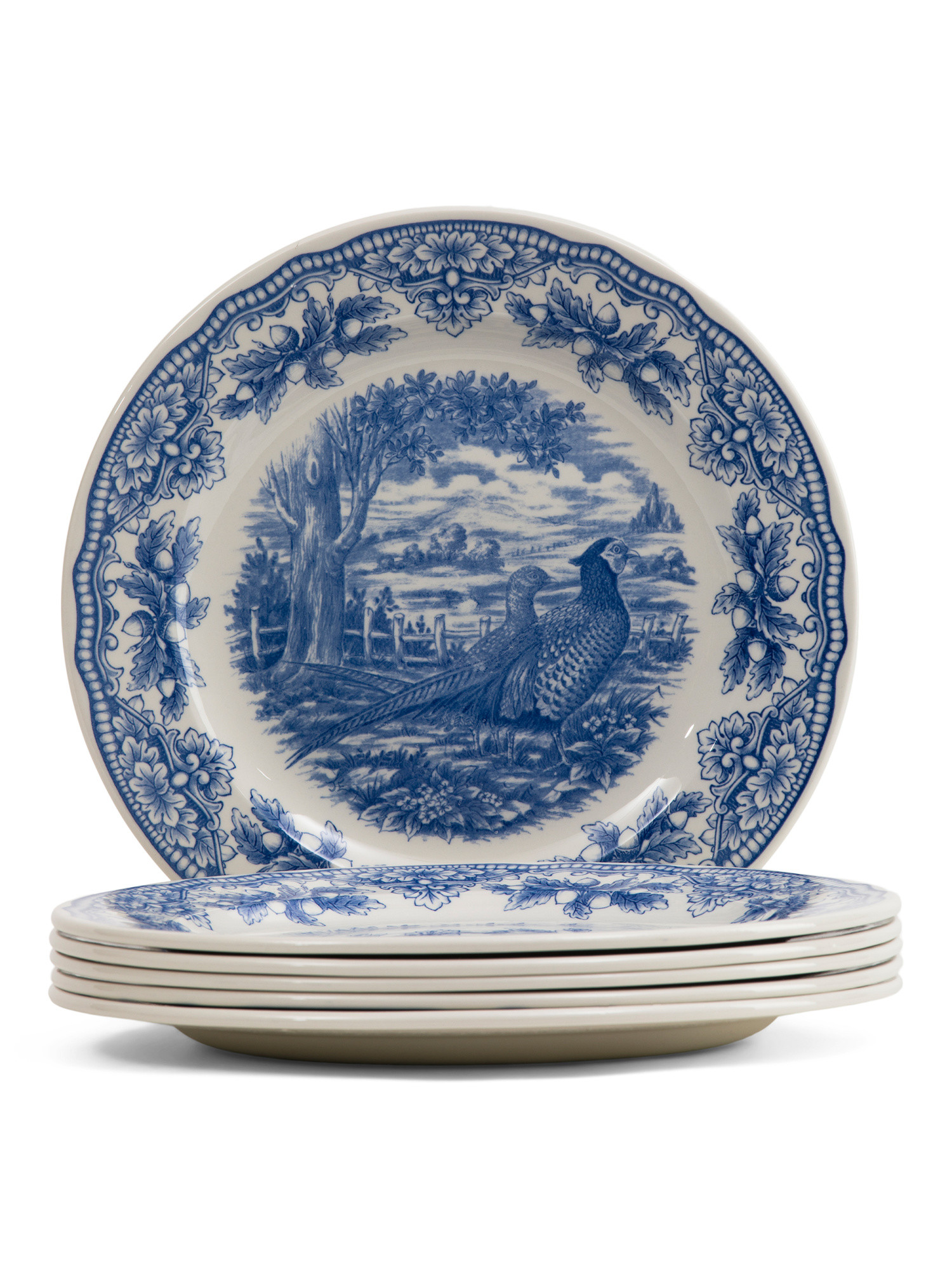 6pk Harvest Pheasant Dinner Plates | TJ Maxx