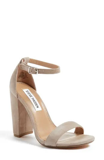 Women's Steve Madden Carrson Sandal, Size 10 M - Beige | Nordstrom