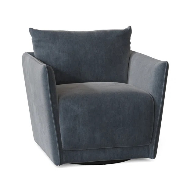 Gertrude Upholstered Swivel Armchair | Wayfair North America