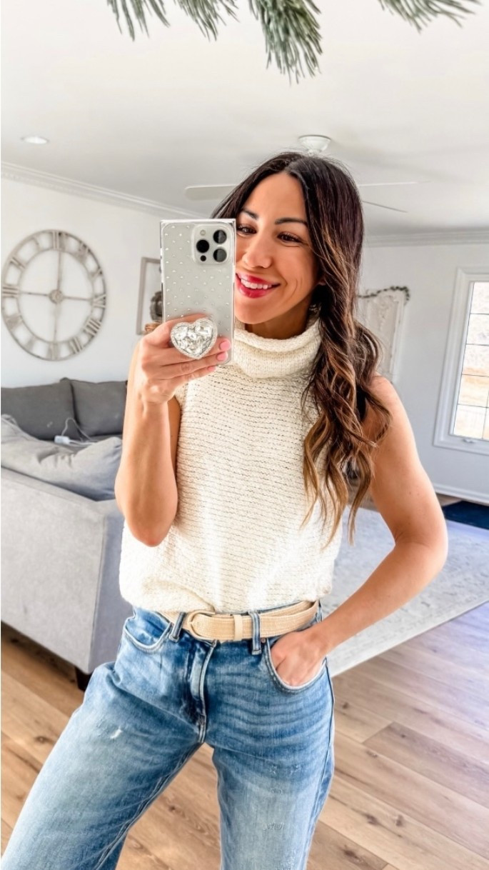 Small turtleneck sweater tank, spring outfit

#LTKFindsUnder100 #LTKOver40

#LTKFindsUnder100 #LTKOver40