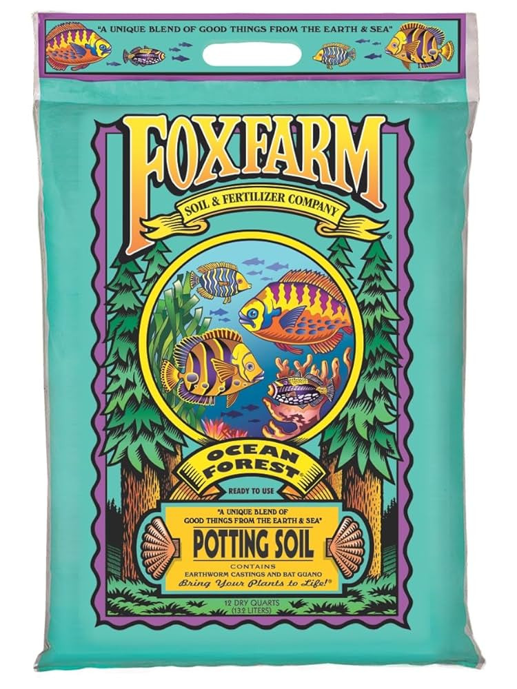FoxFarm Ocean Forest Potting Soil, 12qt – Light, Aerated Texture, Designed for All Container Pl... | Amazon (US)