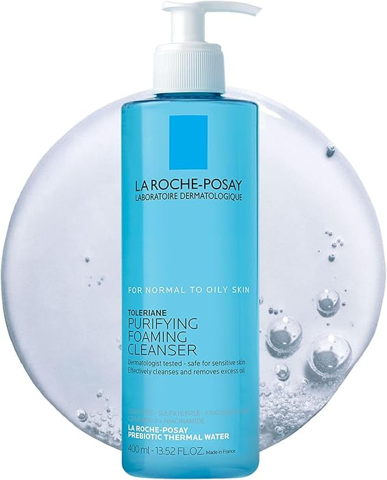 La Roche-Posay Toleriane Purifying Foaming Facial Cleanser, Oil Free Face Wash for Women & Men wi... | Amazon (US)