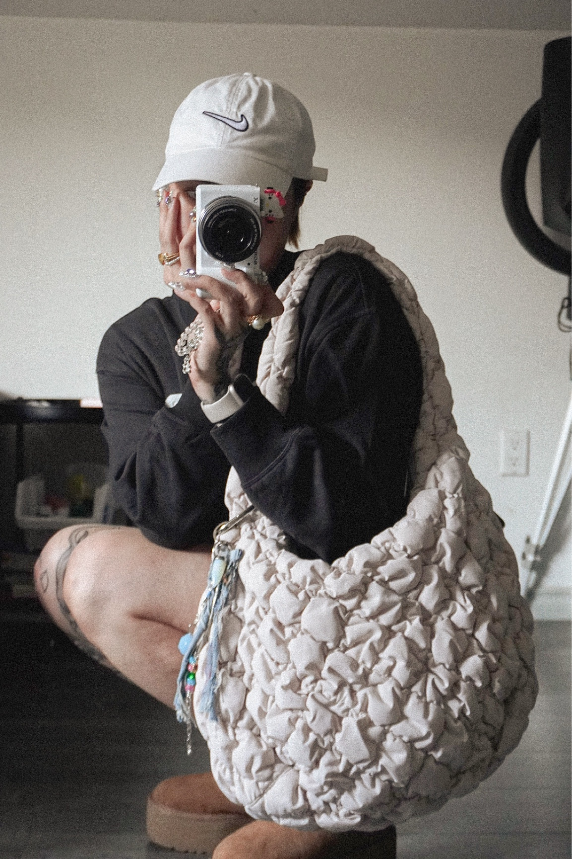 Can’t get over this bag. It’s so plush, soft and can fit all my essentials. Makes a great daily bag, light school bag, grab and go bag for errands. 
-
Casual bags, simple bags, bag charms, purse accessories, keychains, cute bags, everyday bag, minimalist bag, minimalist fashion 

#LTKItBag #LTKStyleTip #LTKFindsUnder100