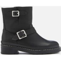 Hunter Women's Original Leather Biker Boots - Black | Allsole (Global)