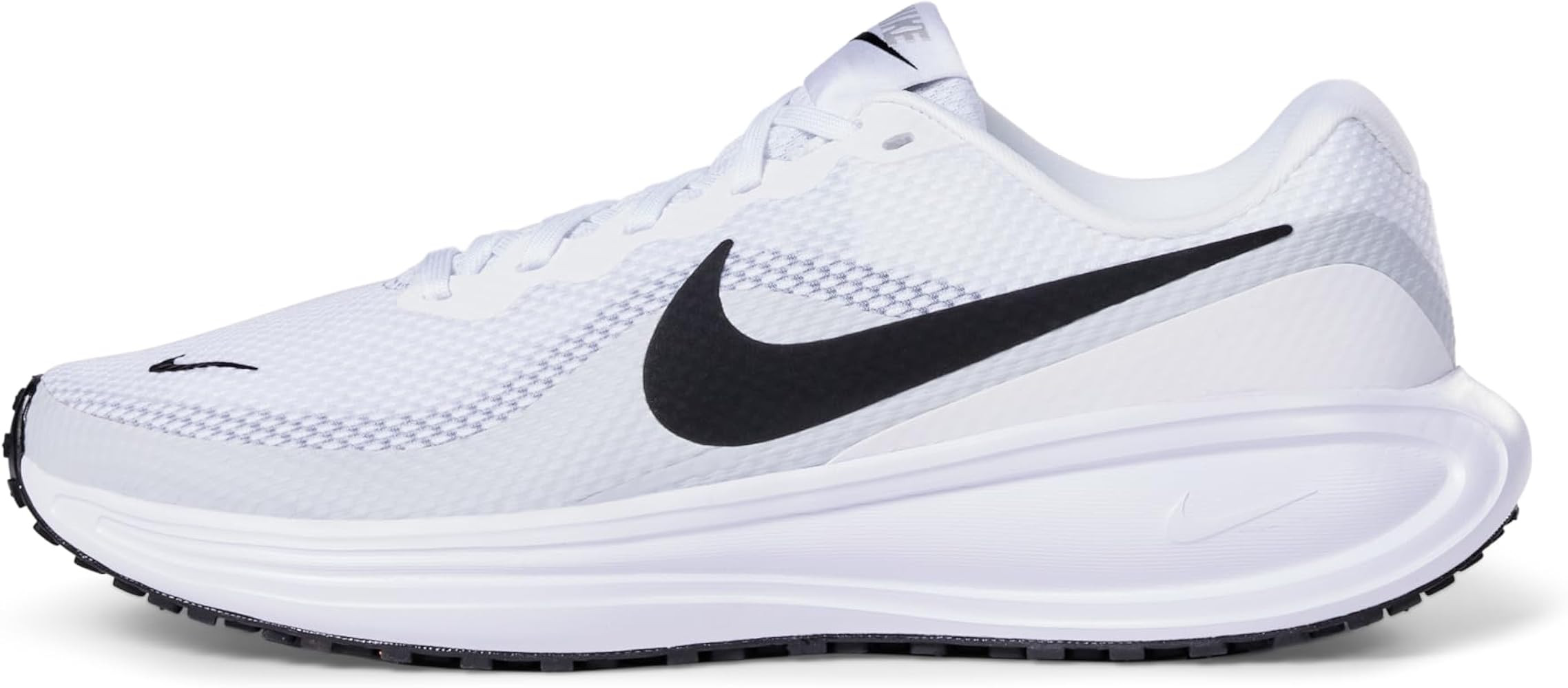 Amazon.com | Nike Women's Revolution 8 Road Running Shoes, White/Black-Pure Platinum, 9 | Road Ru... | Amazon (US)