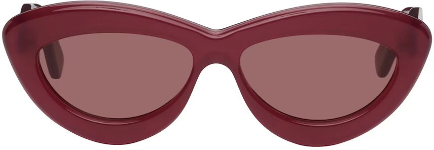 LOEWE - Pink Cat-Eye Sunglasses | SSENSE