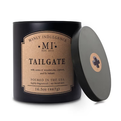 2-Wick 16.5oz Jar Candle Classic Plus Tailgate - Manly Indulgence | Target