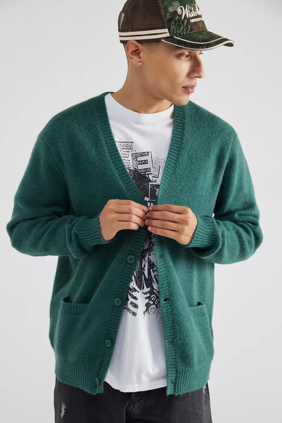 Vans Havenwood Fuzzy Cardigan | Urban Outfitters (US and RoW)