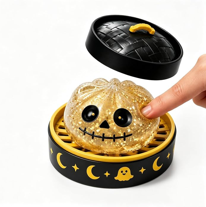 Halloween Dumpling Squeeze Squishy Ball (Yellow) | Amazon (US)