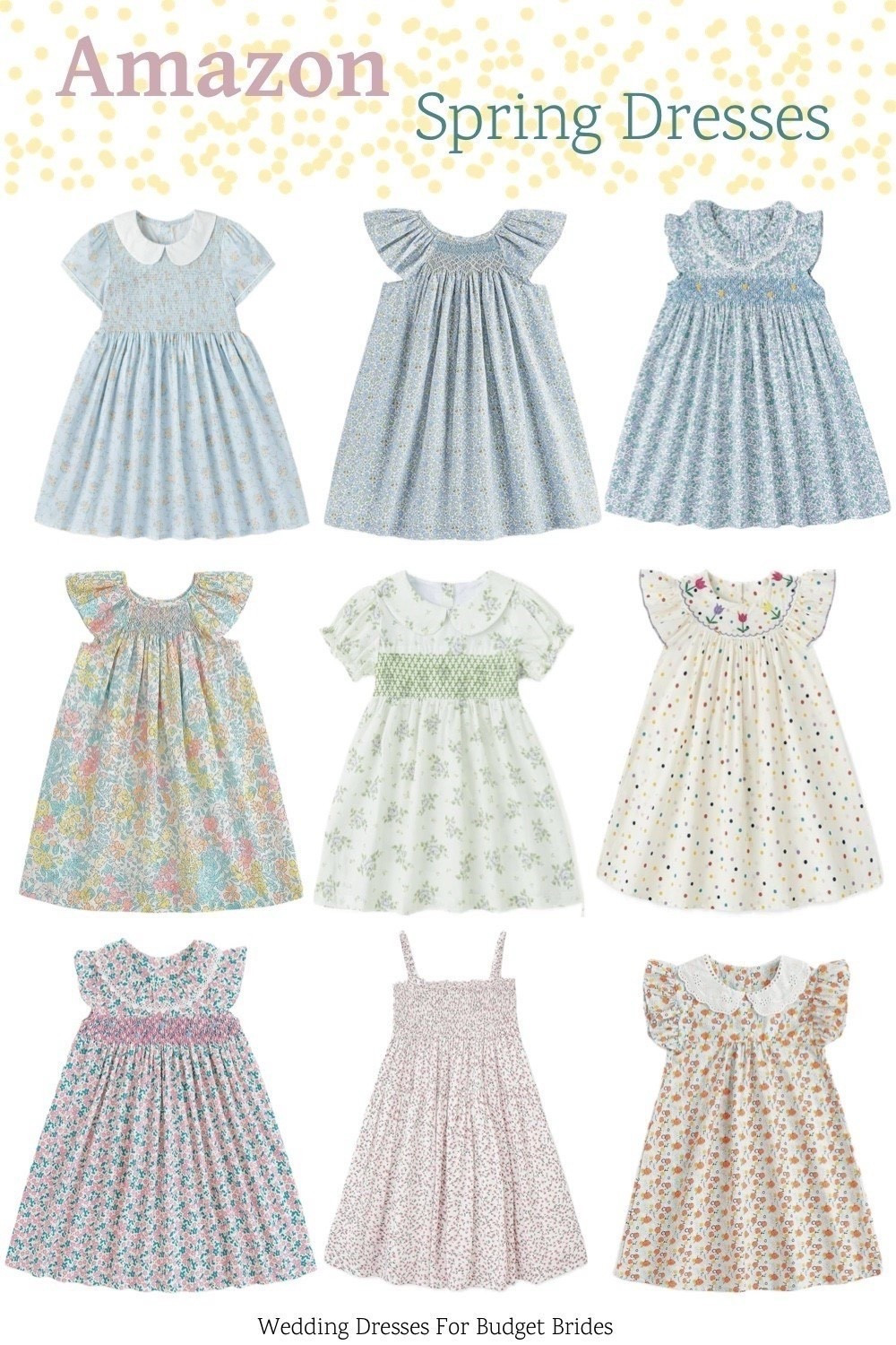 Affordable spring girls dresses on Amazon. Under $30.

Easter outfits, girls party dresses, flower girl dresses, girls formal dresses, toddler special occasion dresses.

#LTKWedding #LTKSeasonal #LTKKids