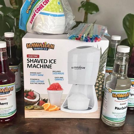 🙌 YASSSSSS!!!! GOOOO!!!! ⚡ score on a HUGE Hawaiian Shaved Ice bundle 👇!  Going fast already, likely because it's the BEST score out there + the flavors alone are around $8ish each!!! Comes with everything you need to get started! This is the S900 Shaved Ice version - makes soft, fluffy shaved ice + is perfect for adult treats as well! I'll also drop a link to the NEW dye free flavors and just the machine for those who prefer!!! #ad

#LTKSaleAlert #LTKHome #LTKFindsUnder100
