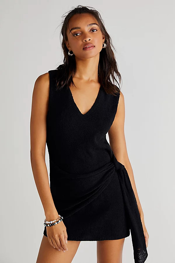 Poppy Sweater Mini by FP Beach at Free People, Black, L | Free People (Global - UK&FR Excluded)