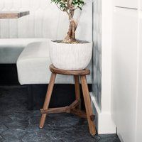 Handmade Wooden Stool, Dressing Table Wood Stool {Shown in Walnut} | Etsy (US)