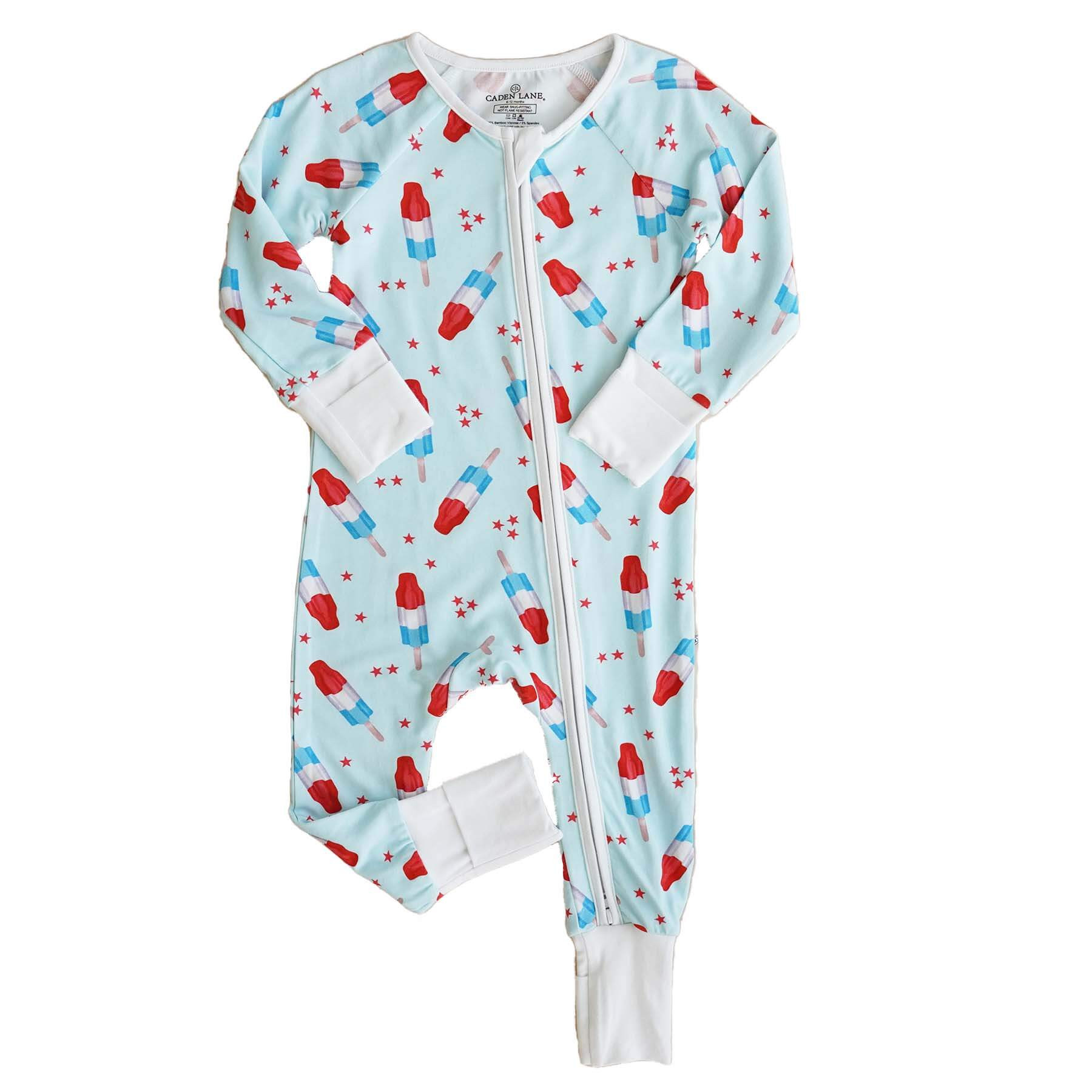 Patriotic Pops Convertible Zip Romper | Caden Lane