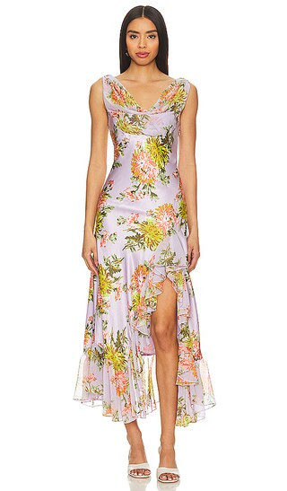 Chrysanthemum Ray Dress in Lilac Multi | Revolve Clothing (Global)