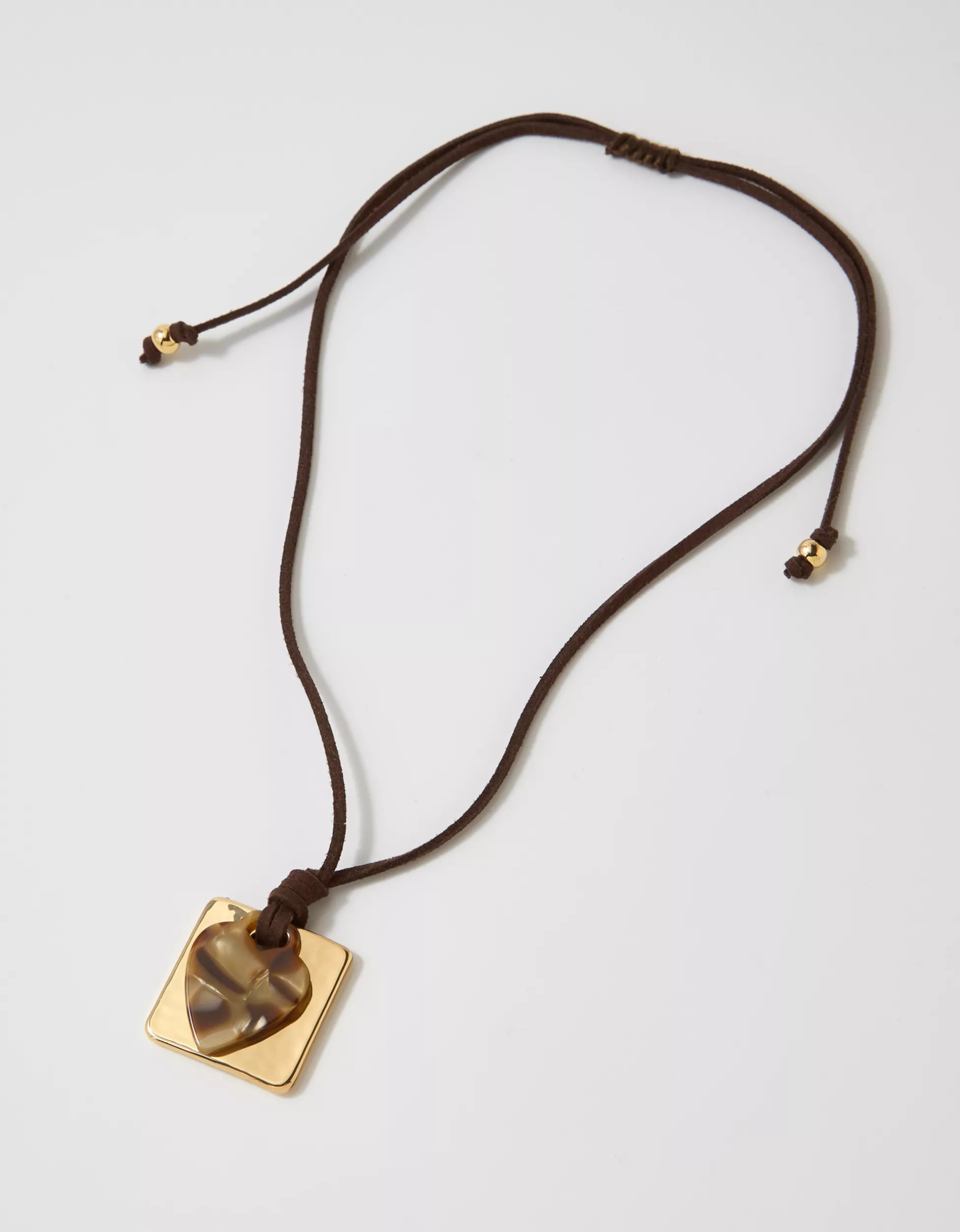 Aerie Suede Charm Necklace | Aerie