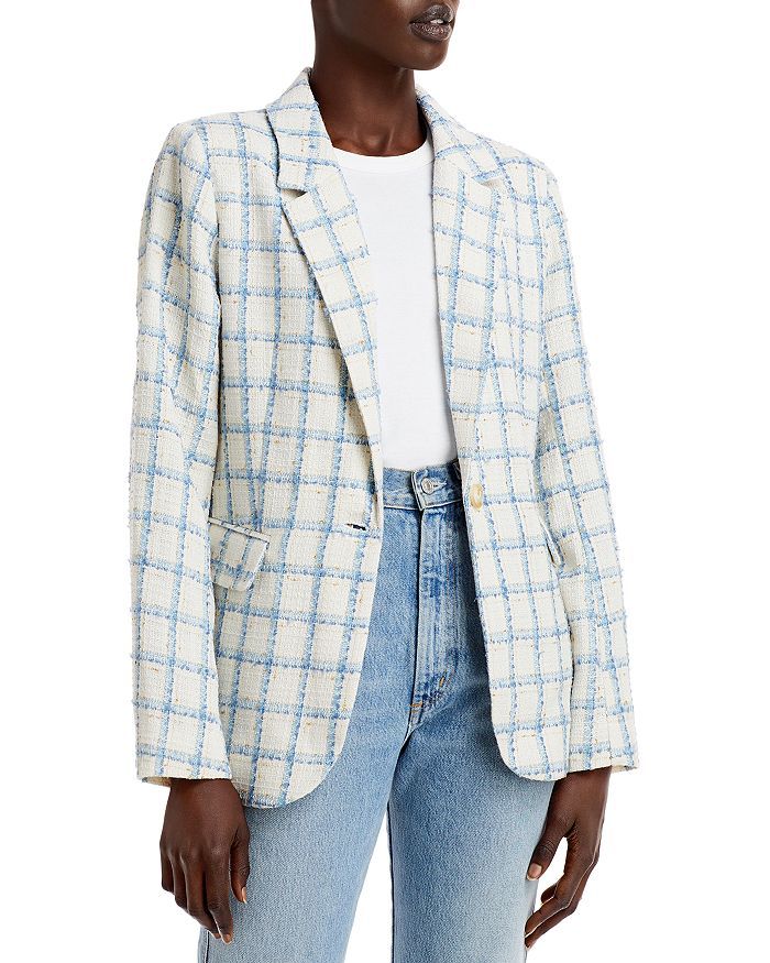 AQUA
            
    
                    
                        Plaid Tweed Blazer - 100% Exc... | Bloomingdale's (US)