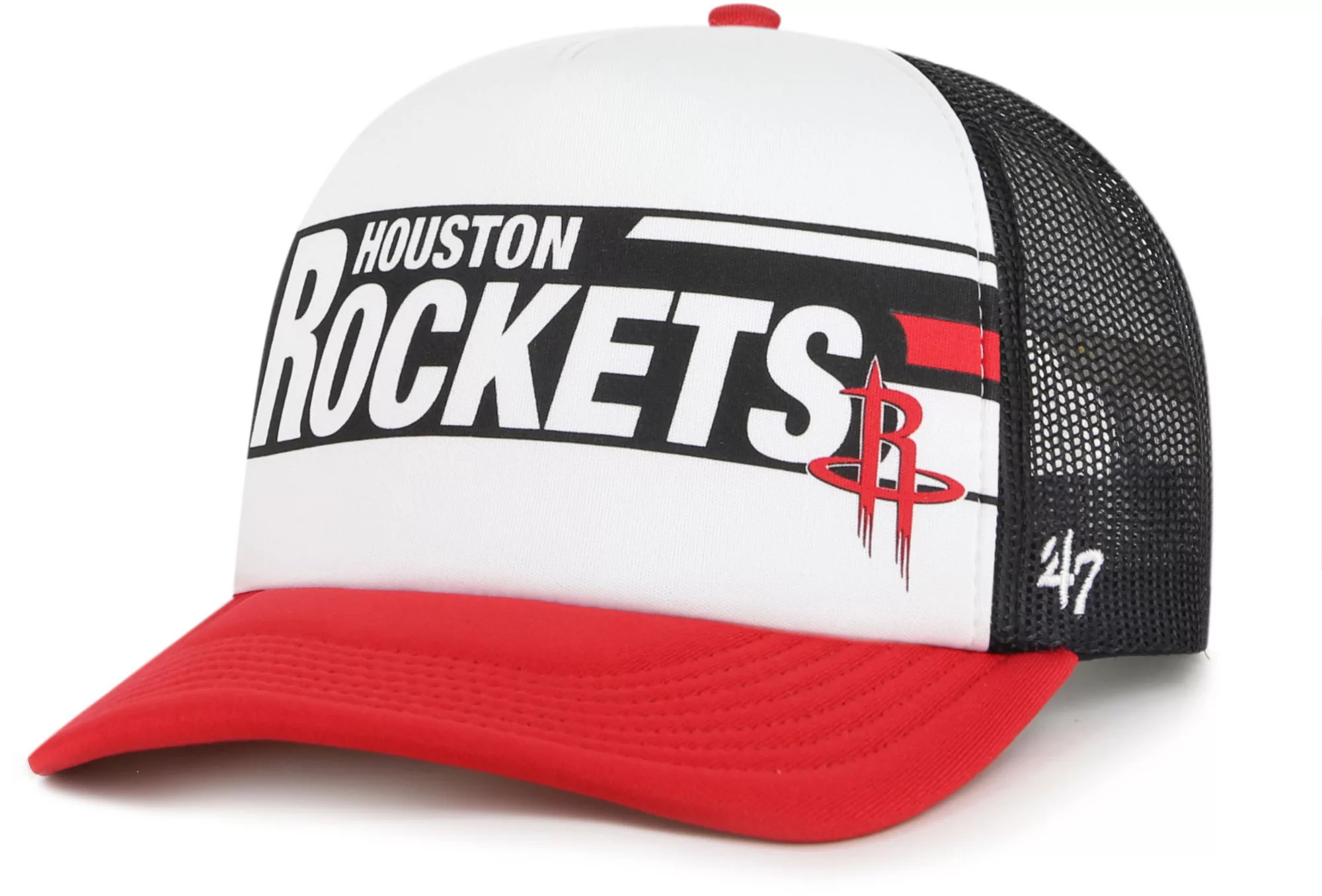 '47 Youth Houston Rockets Stack Line Trucker Adjustable Hat | DICK'S Sporting Goods