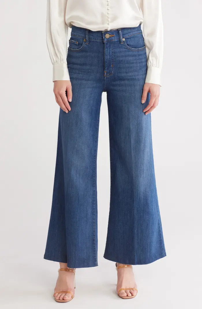FRAME Palazzo Crop Cutoff Jeans | Nordstromrack | Nordstrom Rack