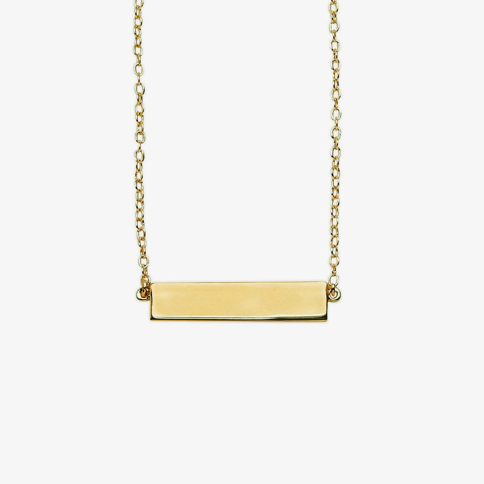 Engravable Bar Necklace | Pura Vida Bracelets