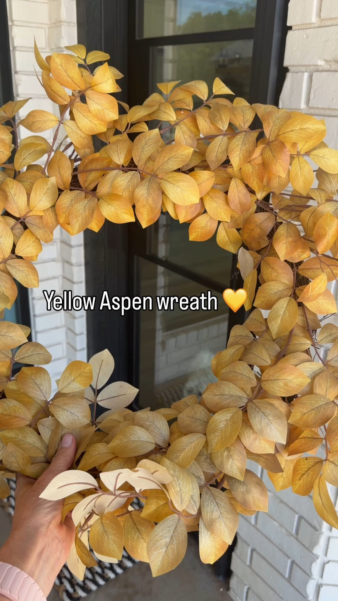 Yellow aspen wreath restocked

#LTKHome