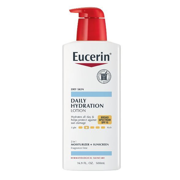 Eucerin Daily Hydration Lotion - SPF 15 - 16.9oz | Target