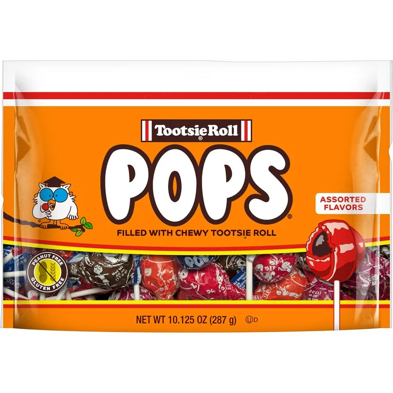 Tootsie Pops, Assorted Flavor Gluten Free Lollipops, 10.12 oz | Walmart (US)