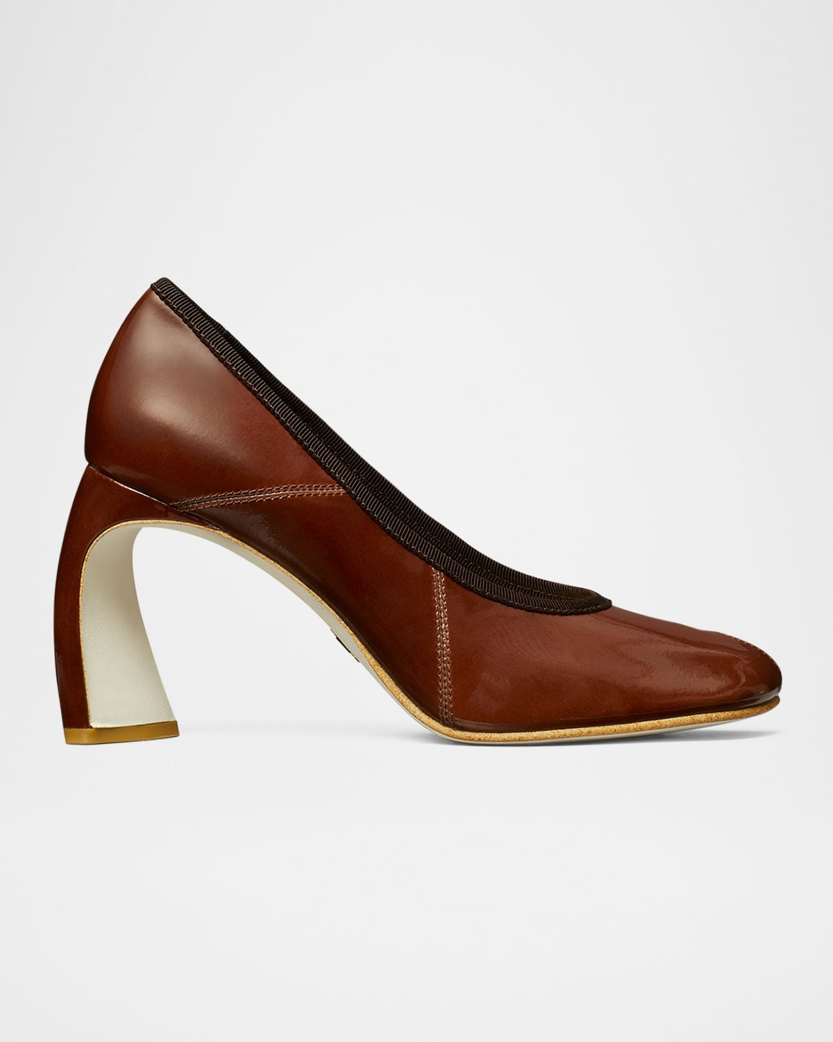 Leather Peep Toe Pumps | Neiman Marcus