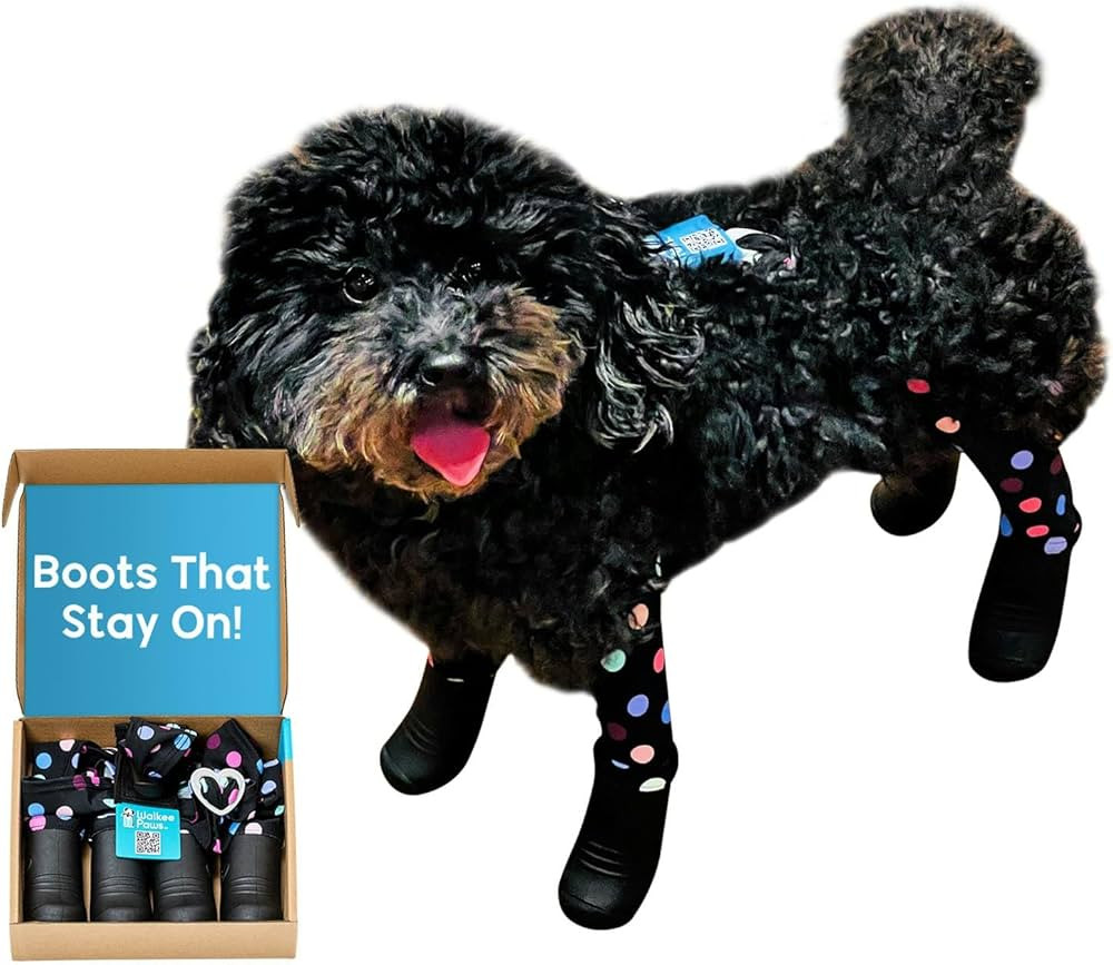 Walkee Paws Deluxe Easy-On, Dog Suspender Boot Leggings, Waterproof Booties for Small Dogs and Me... | Amazon (US)