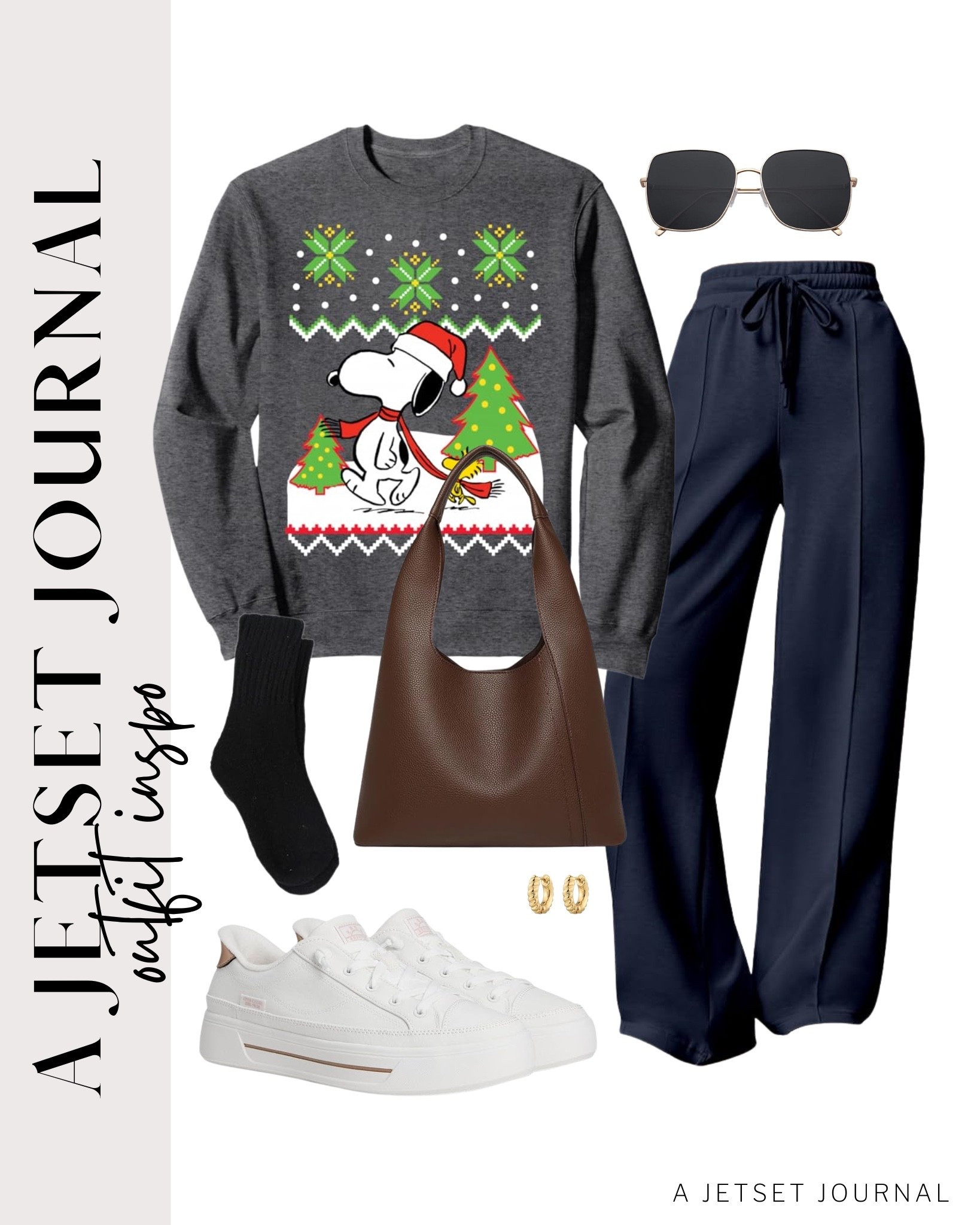 Stay warm this holiday season in a comfy sweatshirt and soft sweatpants!
holiday outfit idea, casual christmas look, festive sweater, viral style, casual outfit idea, running errands, trasnsitional outfit, comfy shoes, trendy look, capsule wardrobe, amazon finds, affordable style, fall to winter outfit idea

#LTKSeasonal #LTKU #LTKFindsUnder50