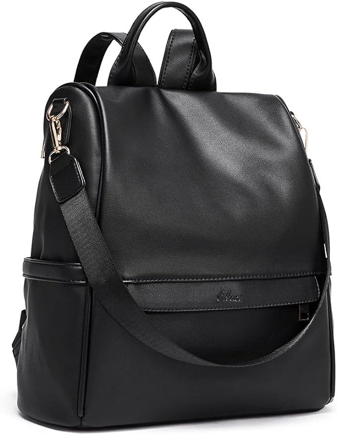CLUCI Backpack Purse for Women Fashion Leather Shoulder Bag Anti-theft Large Designer Ladies Trav... | Amazon (US)
