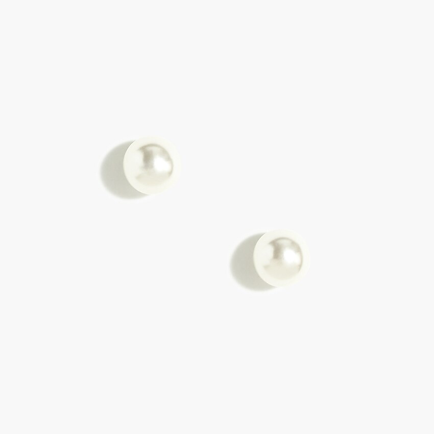 Pearl stud earrings | J.Crew Factory
