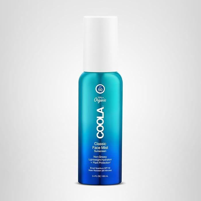 COOLA Organic Sunscreen SPF 50 Sunblock Face Mist, Dermatologist Tested Skin Care for Daily Prote... | Amazon (US)