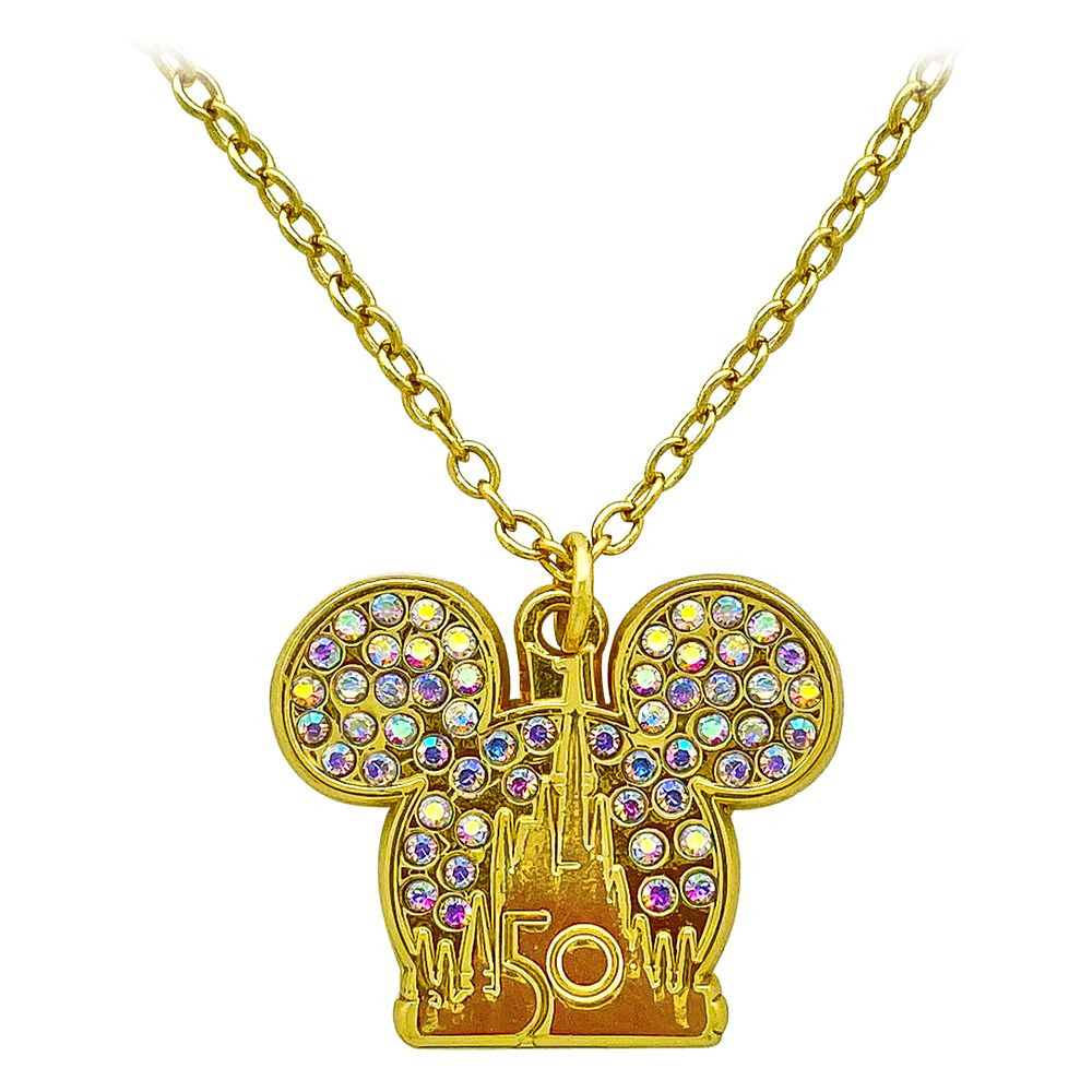 Mickey Mouse Icon Necklace by Arribas – Walt Disney World 50th Anniversary | shopDisney | Disney Store