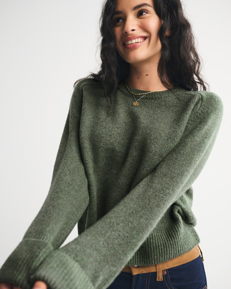 The A&F Madeline Crew Sweater | Abercrombie & Fitch (US)