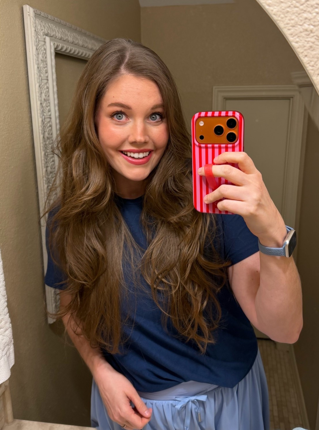 Comfy outfit and easy makeup with some items i've been reaching for lately! 
...........
mesh skirt tennis skirt skort mesh skort popflex buttercore tee athleticware ahtletic look gym outfit curled hair hair curl beginner hair tips beginner hair bb cream foundation mascara lipstick lip color liquid blush elf finds amazon beauty amazon finds loopy phone case iphone case makeup favorites beauty favorites autmatic hair curler

#LTKgrwm #LTKootd #LTKfitnessgoals