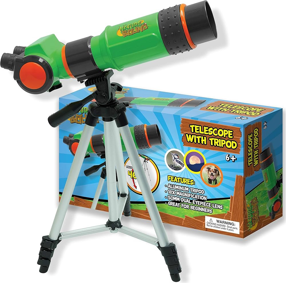 Nature Bound Telescope for Kids and Beginners, 16X Magnification and 15mm Lens for Indoor and Out... | Amazon (US)