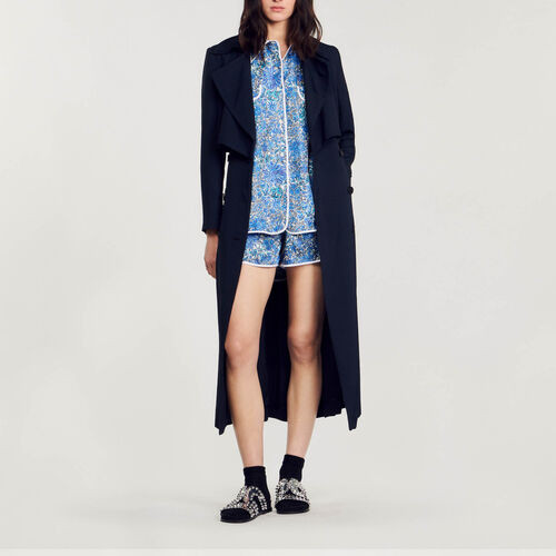 Floral print shorts | Sandro US | Sandro-Paris US